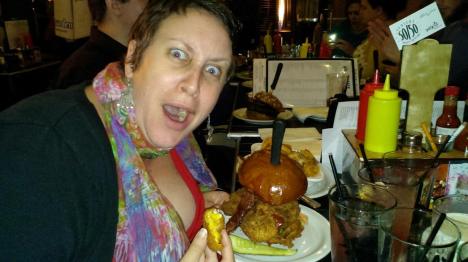 At 6 months pregnant, Kate's soon-to-be Daughter is already entered in 3 competitive eating contests scheduled the week after her due date.