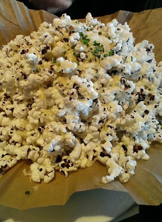 WARNING: If your popcorn looks like this and there's no truffle salt on it, it's burned and you've ruined movie night.