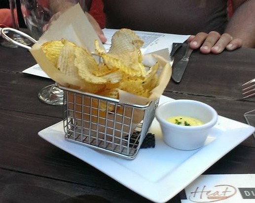 Potato Chips but yay Aioli!