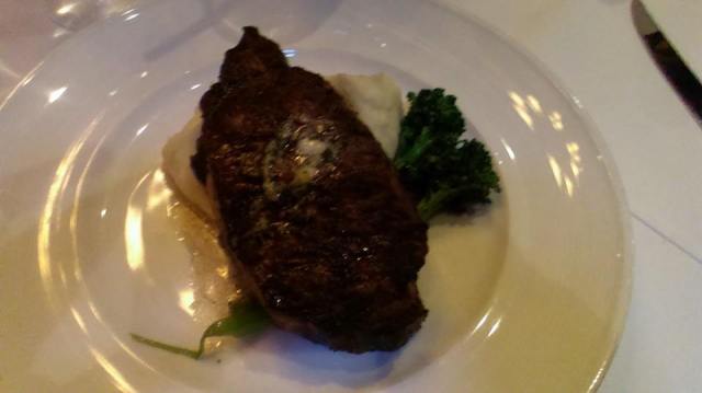 After years of ordering my steaks well done, I now prefer medium rare.  Proof that one can go back after going black.