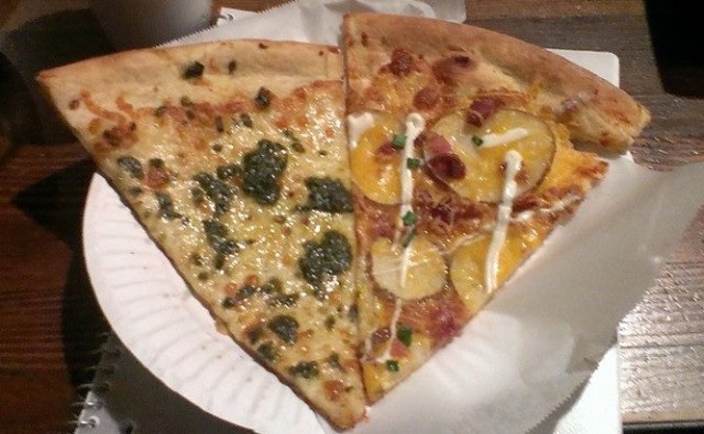 Like pizza from New York! After the flight...